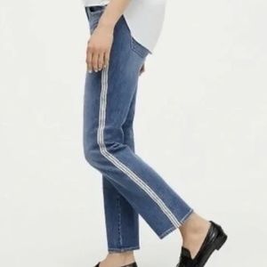 J.Crew Slim Boyfriend Jean with Stripes